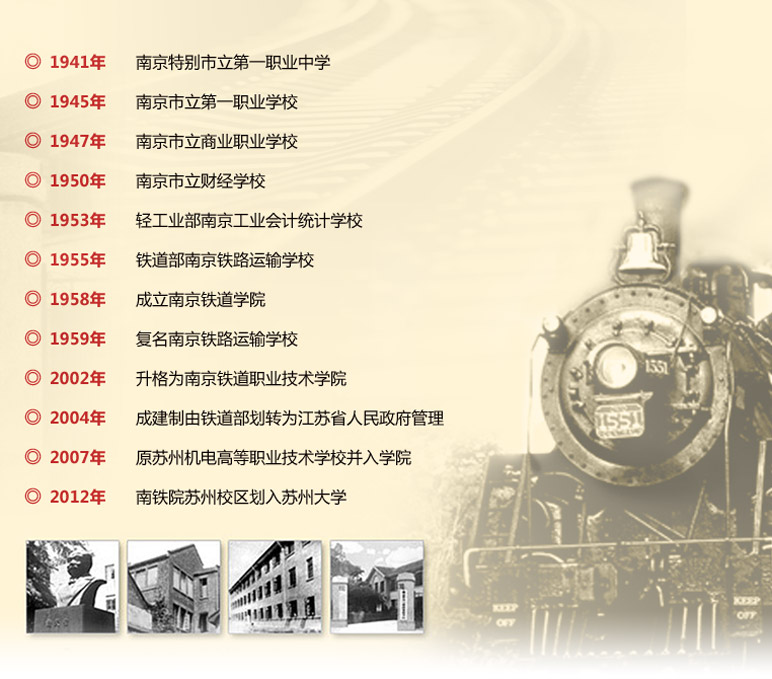 南京铁道职业技术学院历史沿革